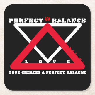 YNOTME PERFECT BALANCE 4b3 Paper Coaster Rechteckiger Pappuntersetzer