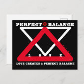 YNOTME PERFECT BALANCE 4b3 Postcard Postkarte (Vorne/Hinten)
