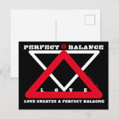 YNOTME PERFECT BALANCE 4b3  Postkarte (Vorne/Hinten)