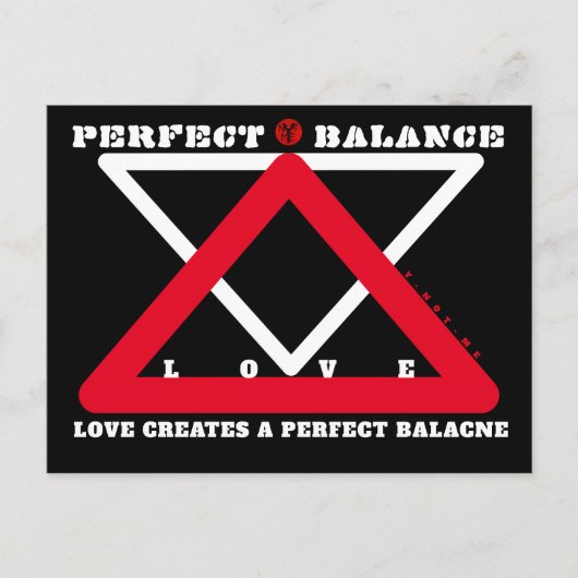 YNOTME PERFECT BALANCE 4b3  Postkarte (Vorderseite)
