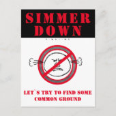 YNOTME Postcard SIMMER DOWN Postkarte (Vorderseite)