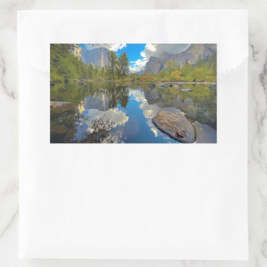 YNP RECHTECKIGER AUFKLEBER (Tasche)