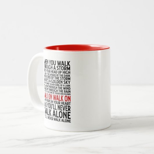 YNWA ZWEIFARBIGE TASSE (Vorderseite Links)