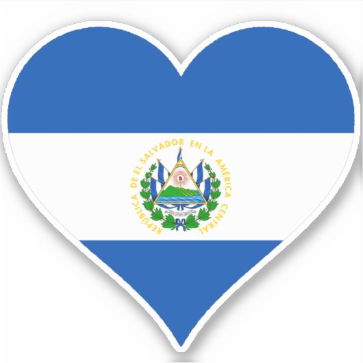 Yo Amo El Salvador Aufkleber (Vorderseite)
