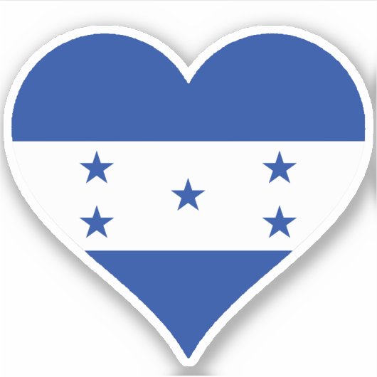 Yo Amo Honduras Aufkleber (Vorderseite)