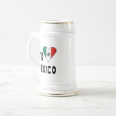 Yo Amo Mexico Bierglas (Vorderseite Links)