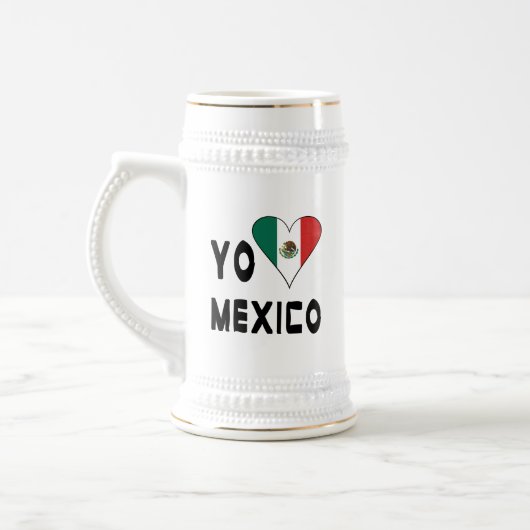Yo Amo Mexico Bierglas (Links)