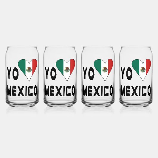 Yo Amo Mexico Dosenglas (Vorderseite)