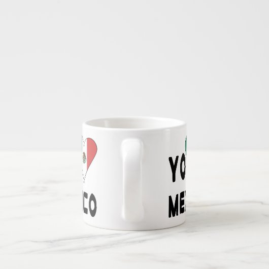 Yo Amo Mexico Espressotasse (Rückseite)