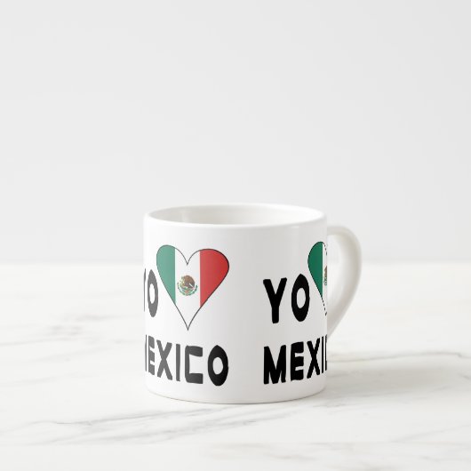 Yo Amo Mexico Espressotasse (Vorderseite Rechts)