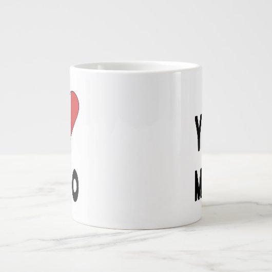 Yo Amo Mexico Jumbo-Tasse (Vorderseite)