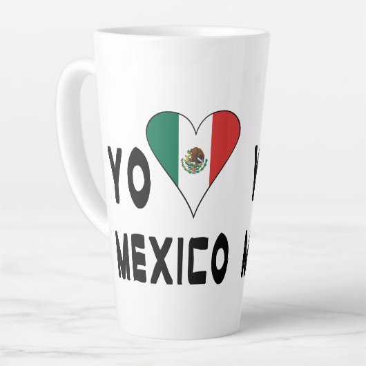 Yo Amo Mexico Large Milchtasse (Linke Ecke)