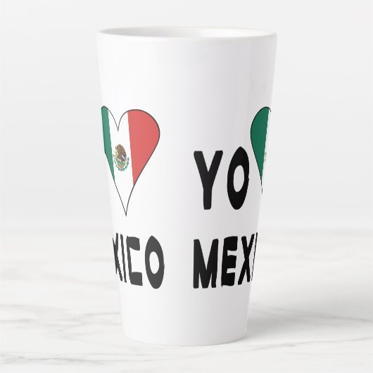 Yo Amo Mexico Large Milchtasse (Vorderseite)