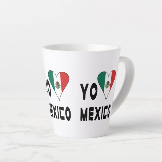 Yo Amo Mexico Milchtasse (Rechte Ecke)