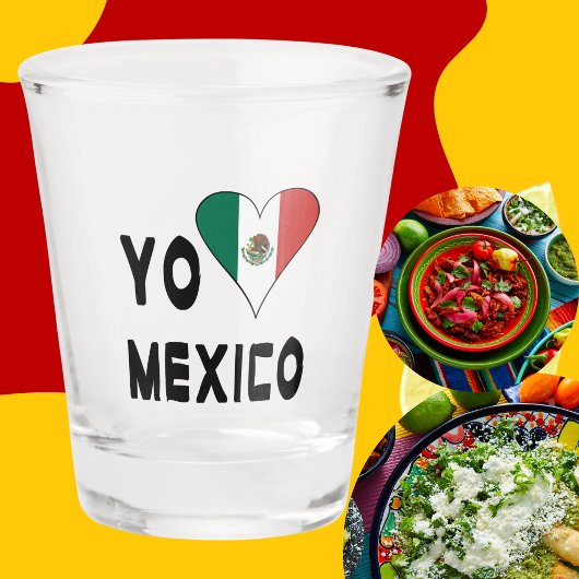 Yo Amo Mexico Schnapsglas