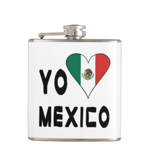 Yo Amo Mexiko  Flachmann