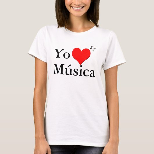 Yo Amo Musica T-Shirt (Vorderseite)