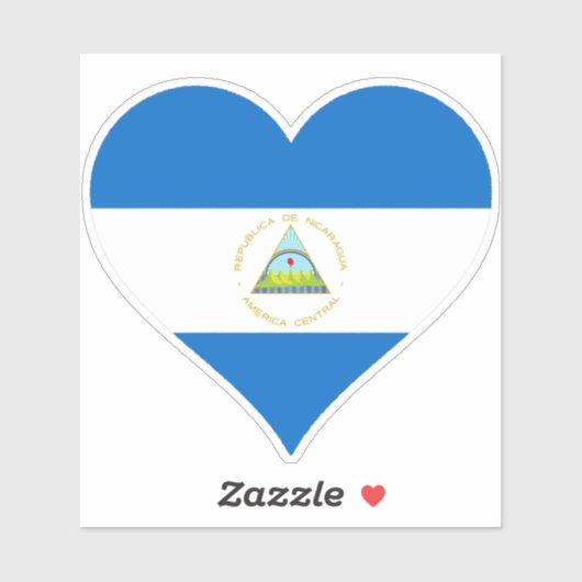 Yo Amo Nicaragua Aufkleber (Blatt)