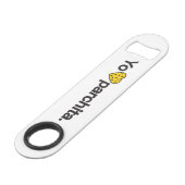 Yo Amo Parchita Bar Key (Rückseite Schrägansicht)