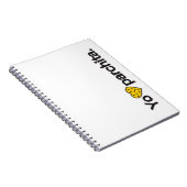 Yo Amo Parchita Notebook Notizblock (Rechte Seite)