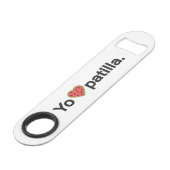 Yo Amo Patilla Bar Key (Vorderseite Schrägansicht)