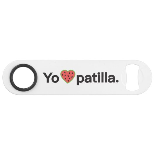 Yo Amo Patilla Bar Key (Vorderseite (Horizontal))