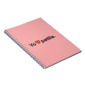Yo amo Patilla Notebook Notizblock (Rechte Seite)