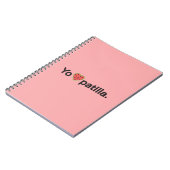 Yo amo Patilla Notebook Notizblock (Linke Seite)
