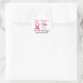 Yo Apoyo a Mi Tía - Cáncer de Mama Runder Aufkleber (Tasche)