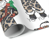 Yo Black Santa Geschenkpapier (Rolleneckpunkt)