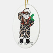 Yo Black Santa Keramik Ornament (Links)