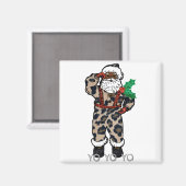 Yo Black Santa Magnet (Vorderseite/Rückseite)