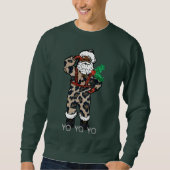 Yo Black Santa Sweatshirt (Vorderseite)