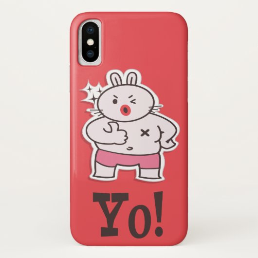 Yo Case-Mate Barely iPhone X Case-Mate iPhone Hülle (Rückseite)