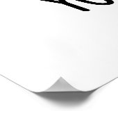 Yo-gurt Gurl Funny Yogurt Pun Poster (Ecke)