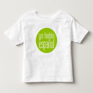 yo hablo español kleinkind t-shirt