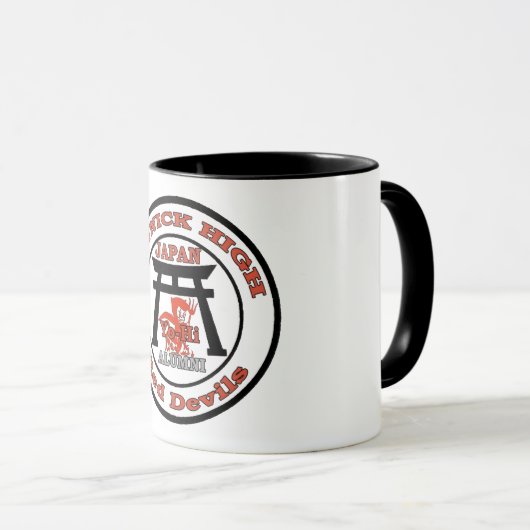 Yo-Hallo Kinnick hohe rote Teufel-Schüler-Tasse Tasse (VorderseiteRechts)