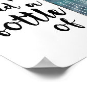 Yo Ho Flasche Rum | Art Print Poster (Ecke)