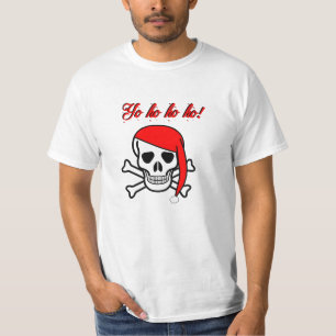 Yo ho ho ho - Weihnachts-Schädel und gekreuzte Kno T-Shirt