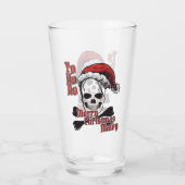 Yo Ho Ho Piraten Weihnachten Glas (Vorderseite)
