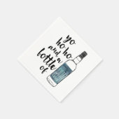 Yo Ho Ho und eine Flasche Rum Pirate Serviette (Ecke)