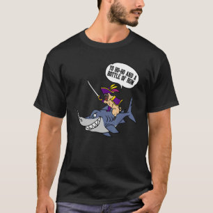 Yo Ho Ho und eine Flasche Rum Shark Cat Unicron Bu T-Shirt