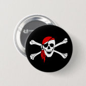 Yo Ho Pirate Button (Vorne & Hinten)