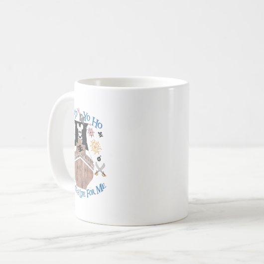 Yo Ho Pirate Cruise A Pirate's Life For Me Family  Kaffeetasse (Vorderseite Links)