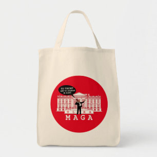 YO kommt Trump 2024 zurück Whitehouse ULTRA MAGA Tragetasche
