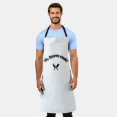 Yo, Lemme Cook Funny Apron for Men and Women Schürze (Getragen)