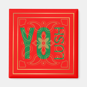 YO LUSH Logo-Fan Magnet