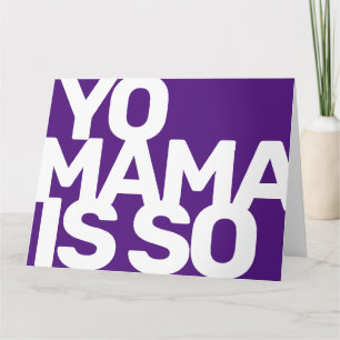 Yo Mama ist so Phantastische Tageskarte für die lu Karte