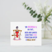 Yo Momma # 03 Postkarte (Stehend Vorderseite)