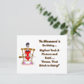 Yo Momma # 06 Postkarte (Stehend Vorderseite)